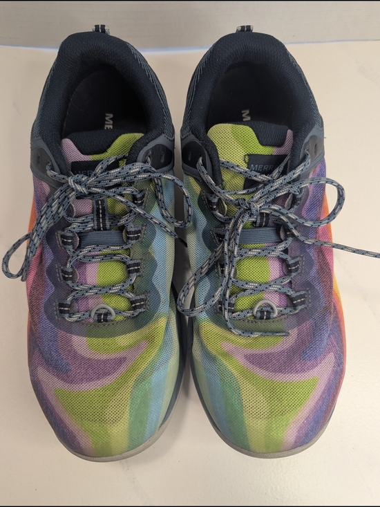 Merrell Nova 3 J067571 Mens US 9W Trail Running Shoes Multi Rainbow Sneakers main image 5